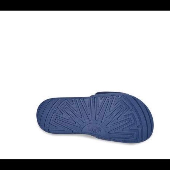 Uggs Big Kids Beach Slides Blue 🩴 - Picture 4 of 16